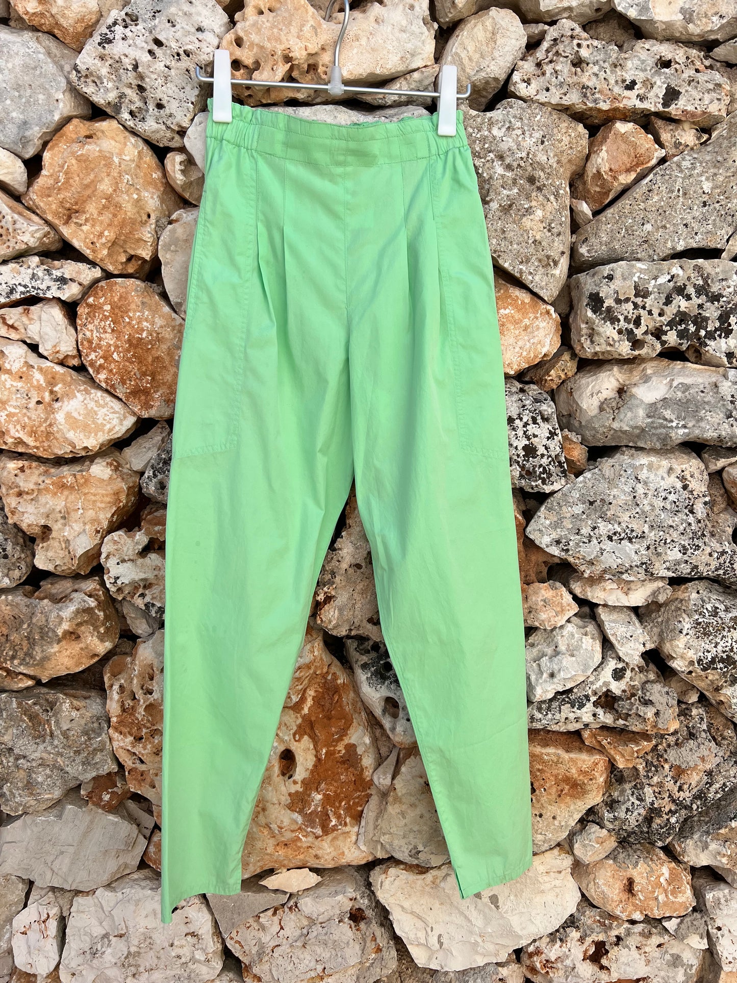 Pants - Opera pale apple green