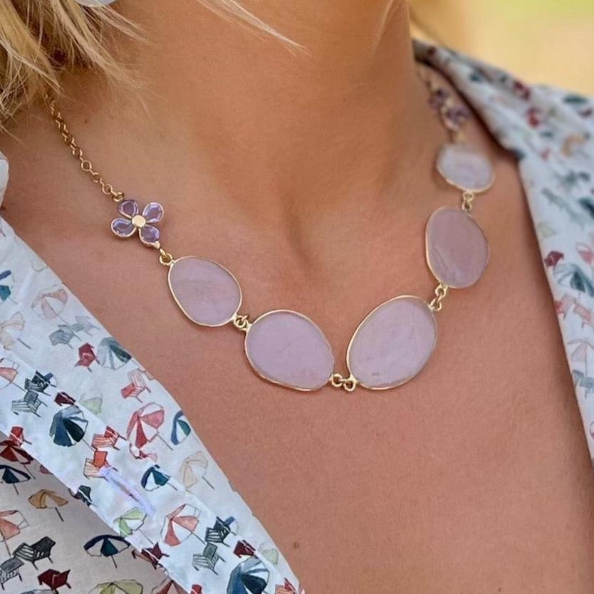 Necklace - Luna Opaline