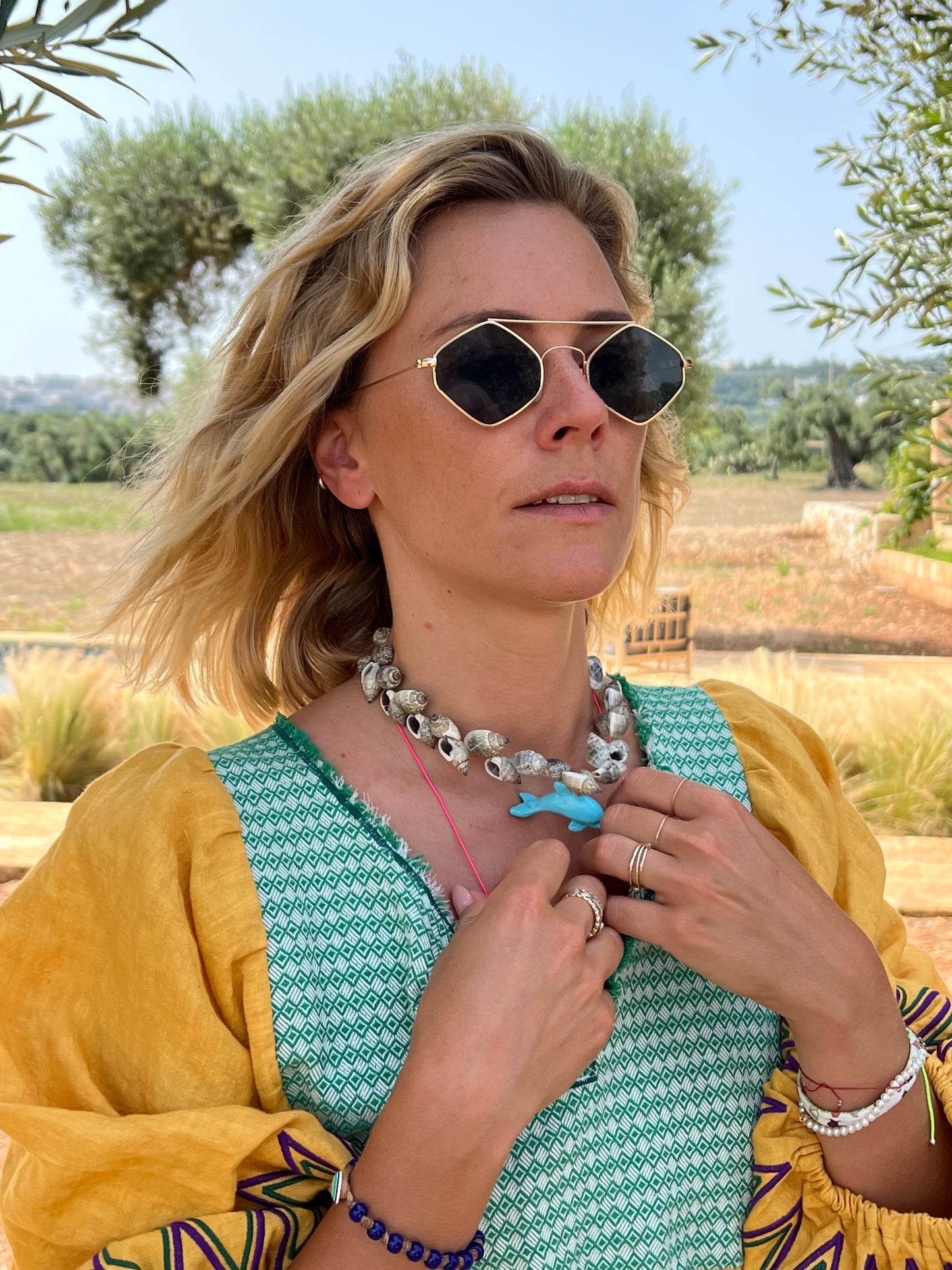 Necklace - Blue Dolphin