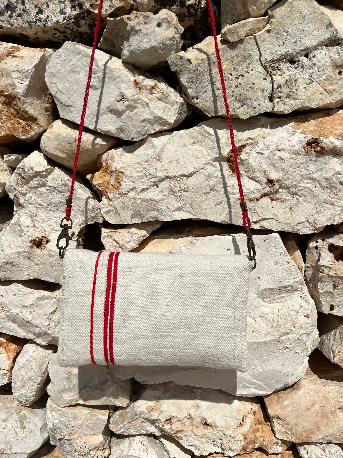 Bag - La Ciripa Bag With Red Shoulder Strap