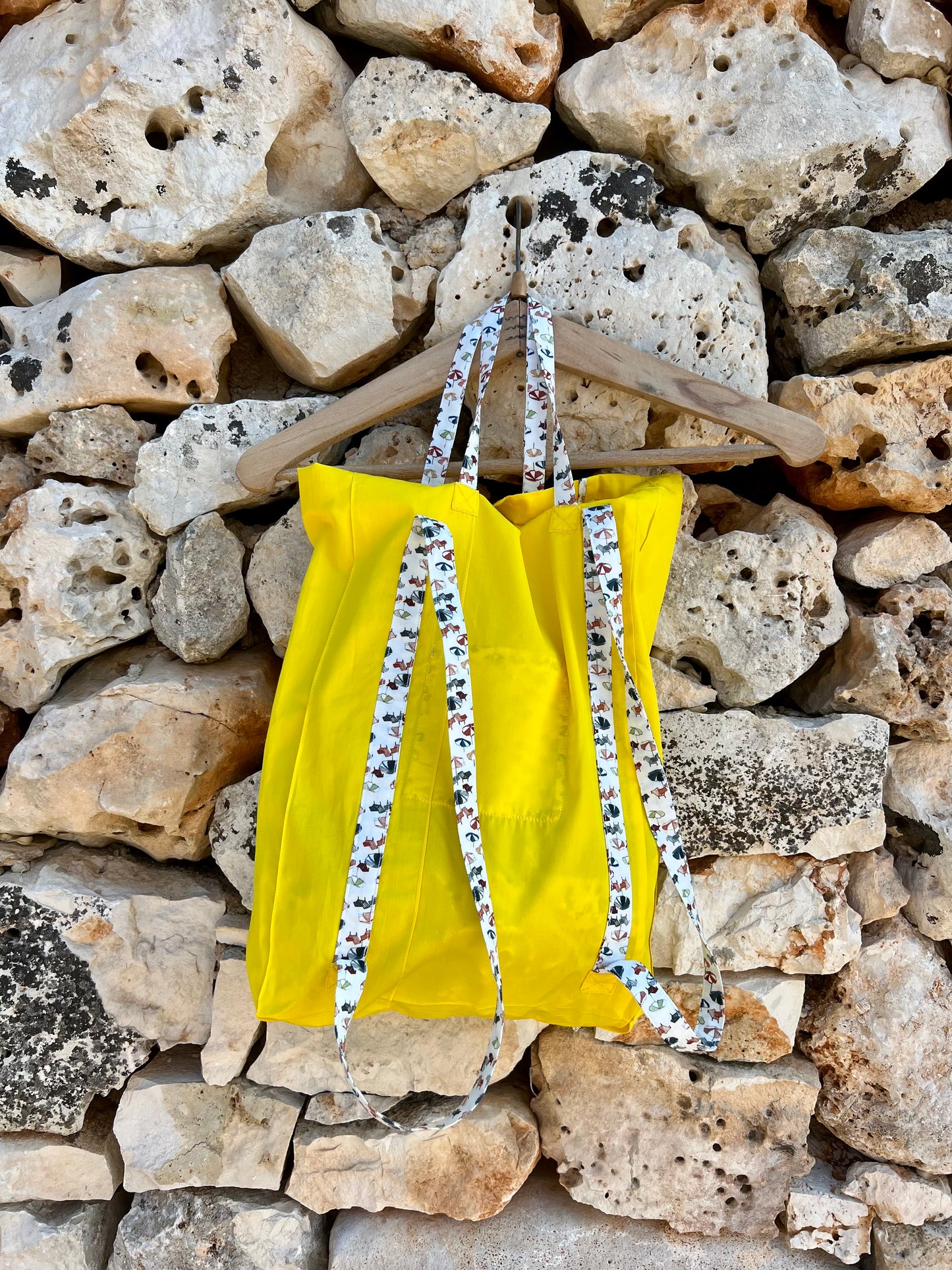 Bag - backpack ombrelloni yellow