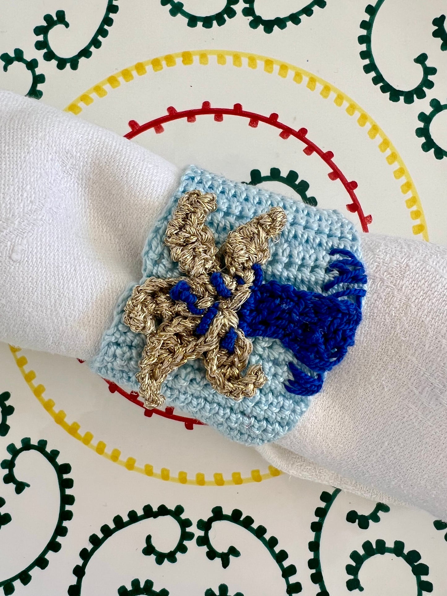 Portatovagliolo Napkin Giallo Cielo