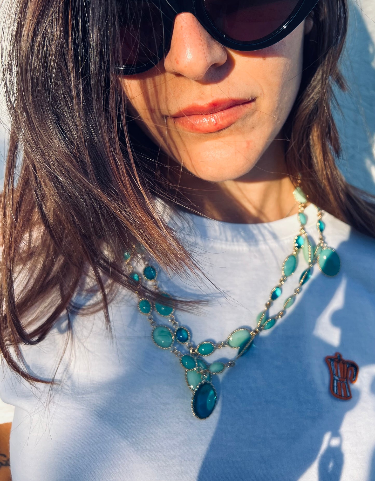 Collier - Collier pendentif disque