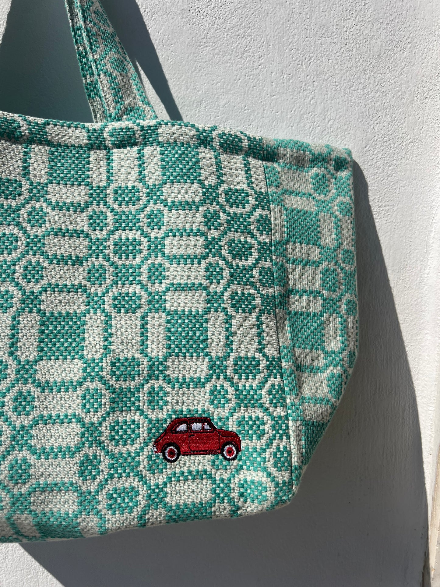 Sac - Grand sac fourre-tout bleu lagon