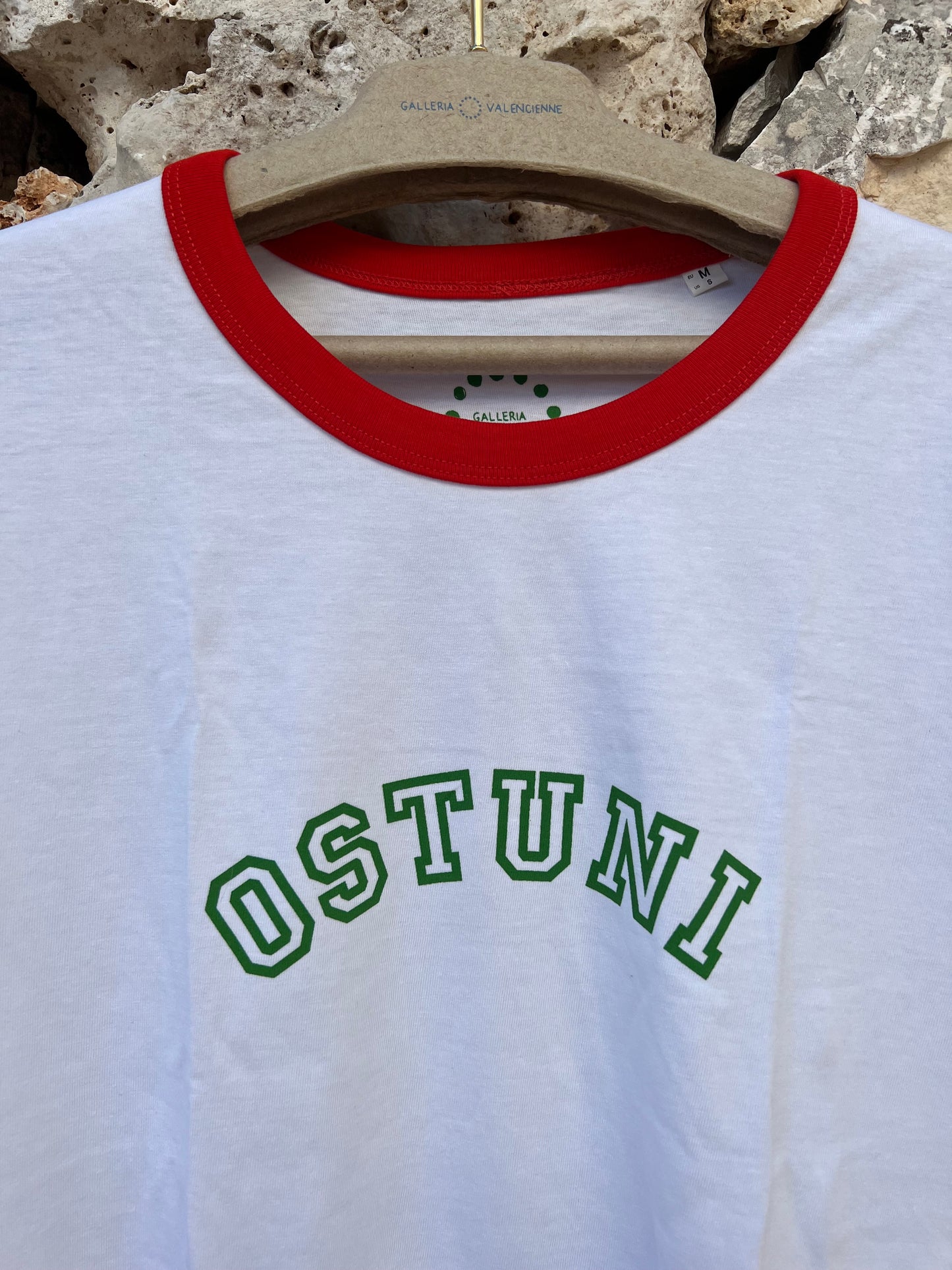 T-shirt - Ostuni Red Border