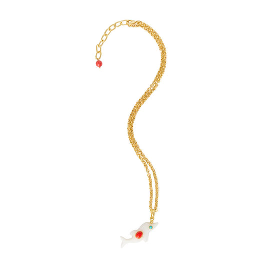 Collana - Quarzo Bianco Delfino
