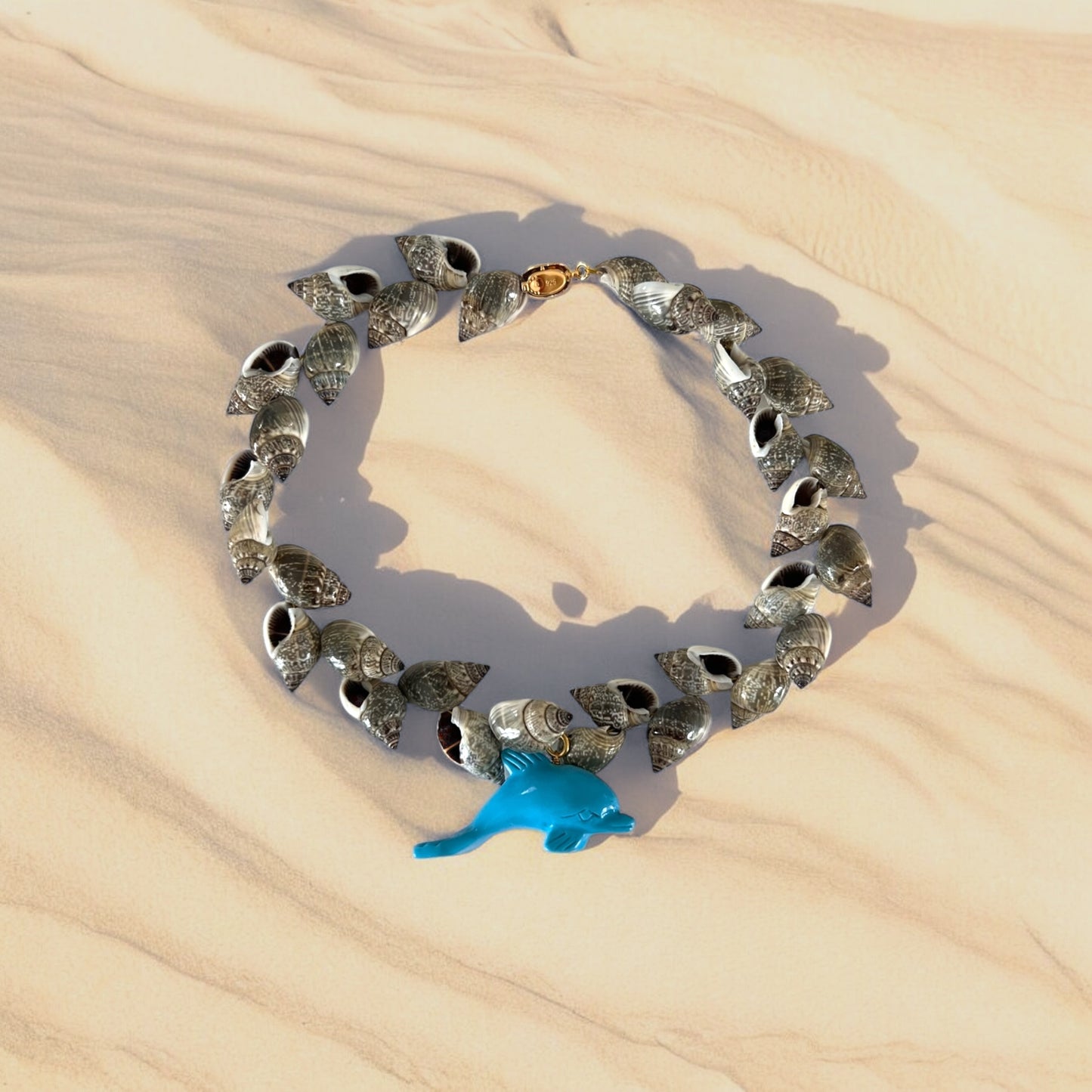 Collier - Dauphin Bleu