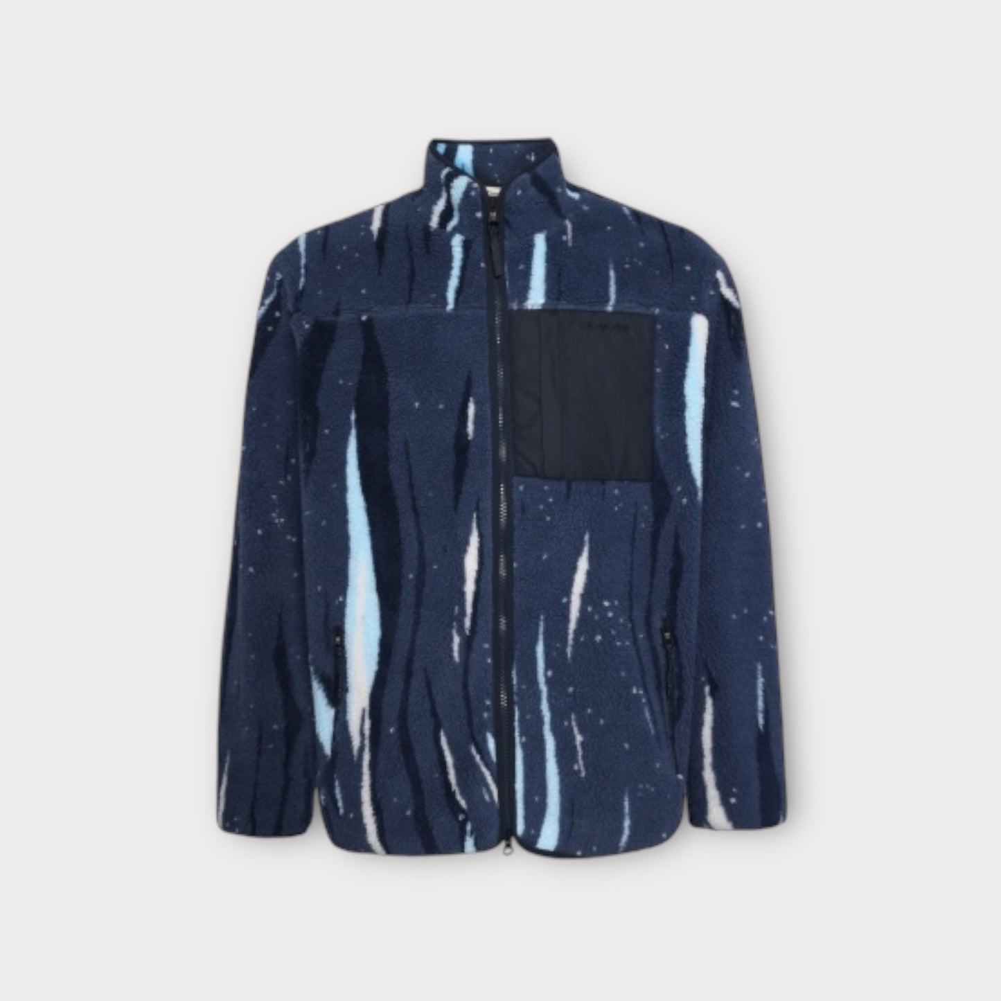 Veste Homme - Coupe Ample Northern Lights Zip FLEECE Bleu
