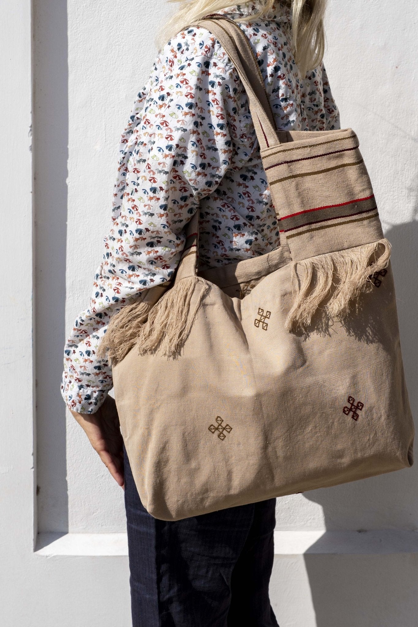 Bag - Bhutan SUAM Tote Bag Camel