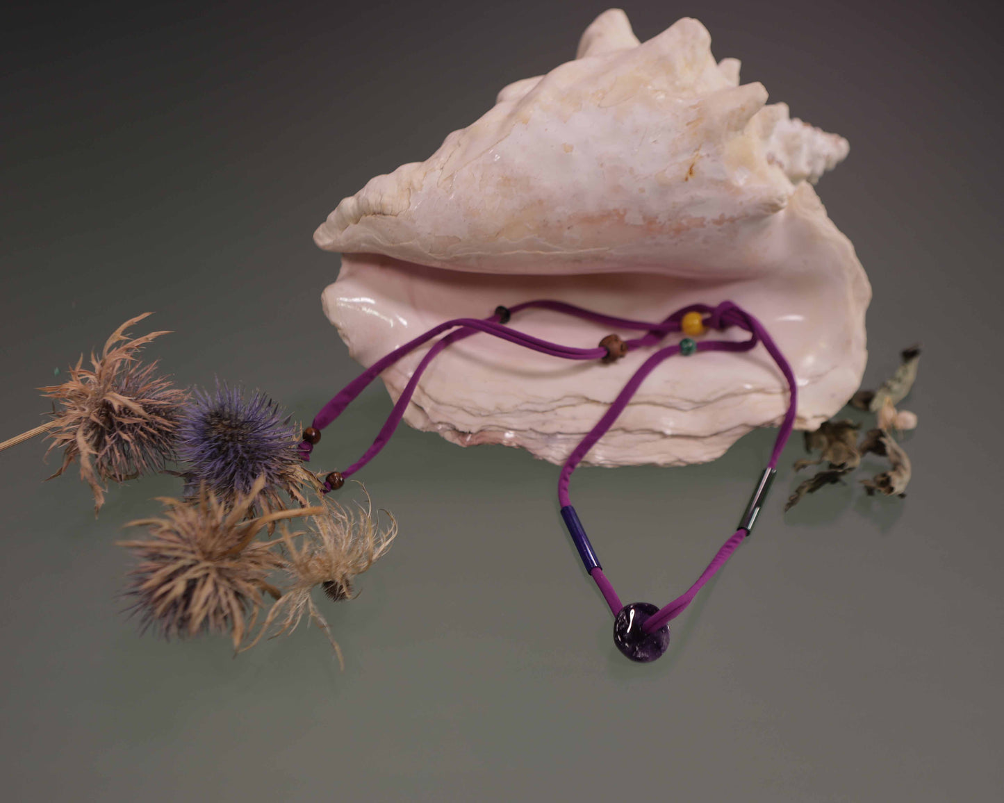 Collier - Collier long Seaside violet 2