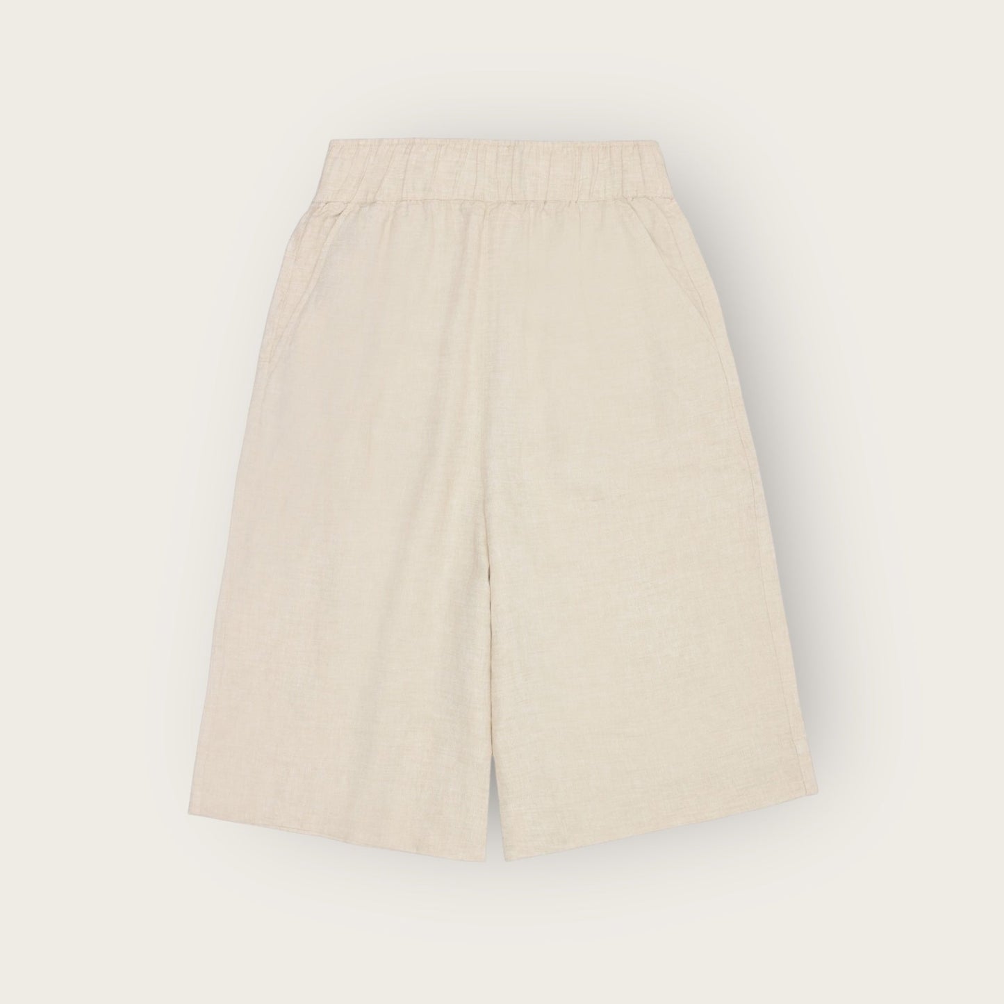 Pants Women - EVE Culotte High Rise Wide Linen