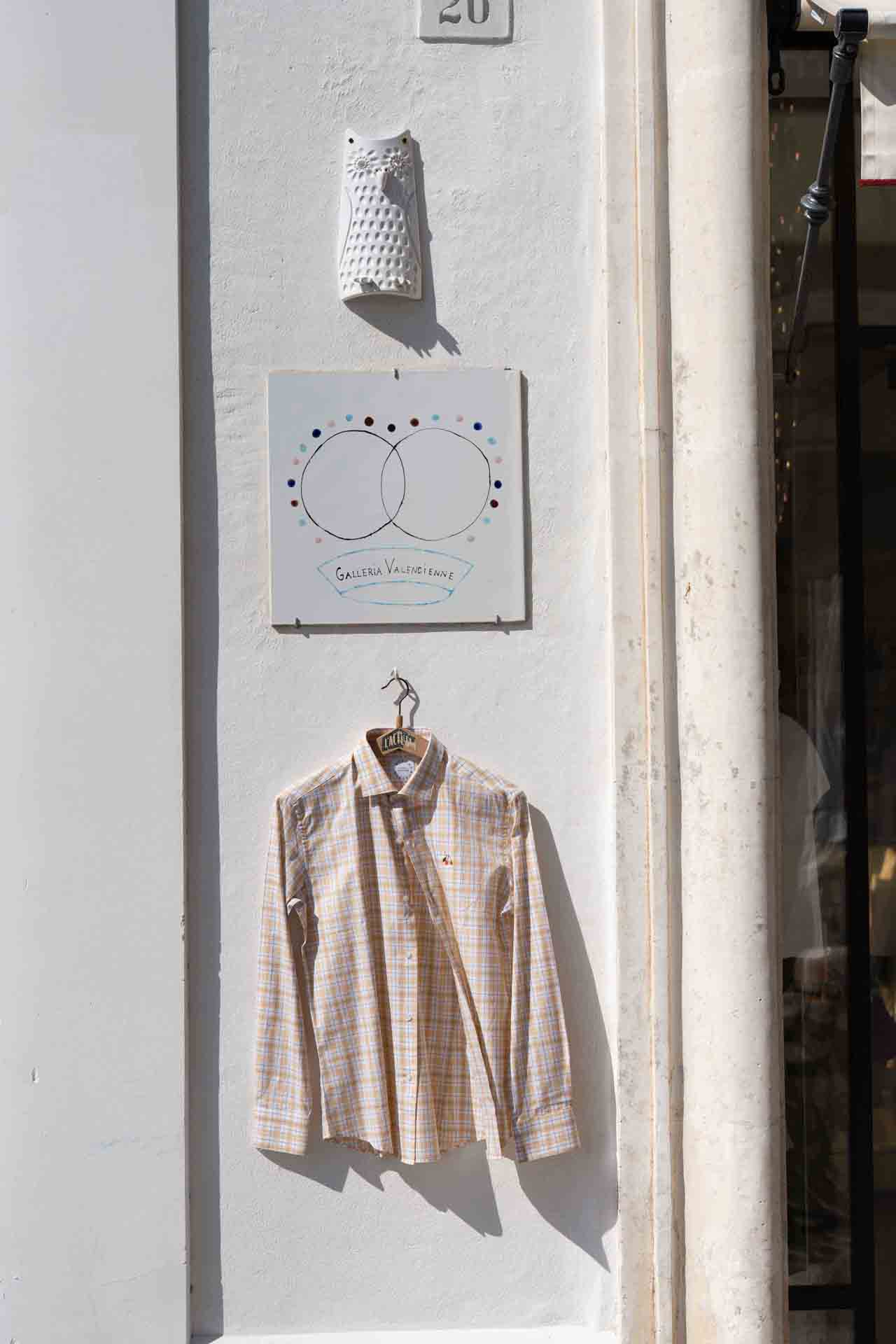 Shirt Men - Classic Madras Beige