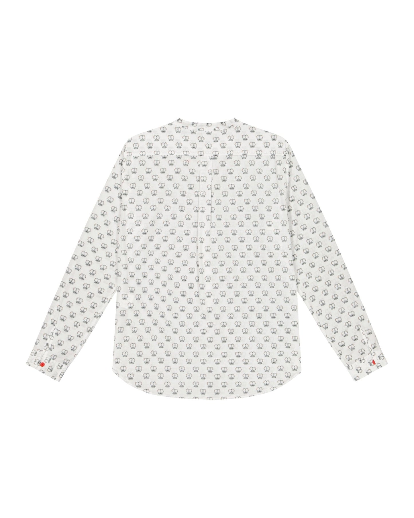 Shirt Women - Mao shirt with our Logo GV print red cherry embroidered