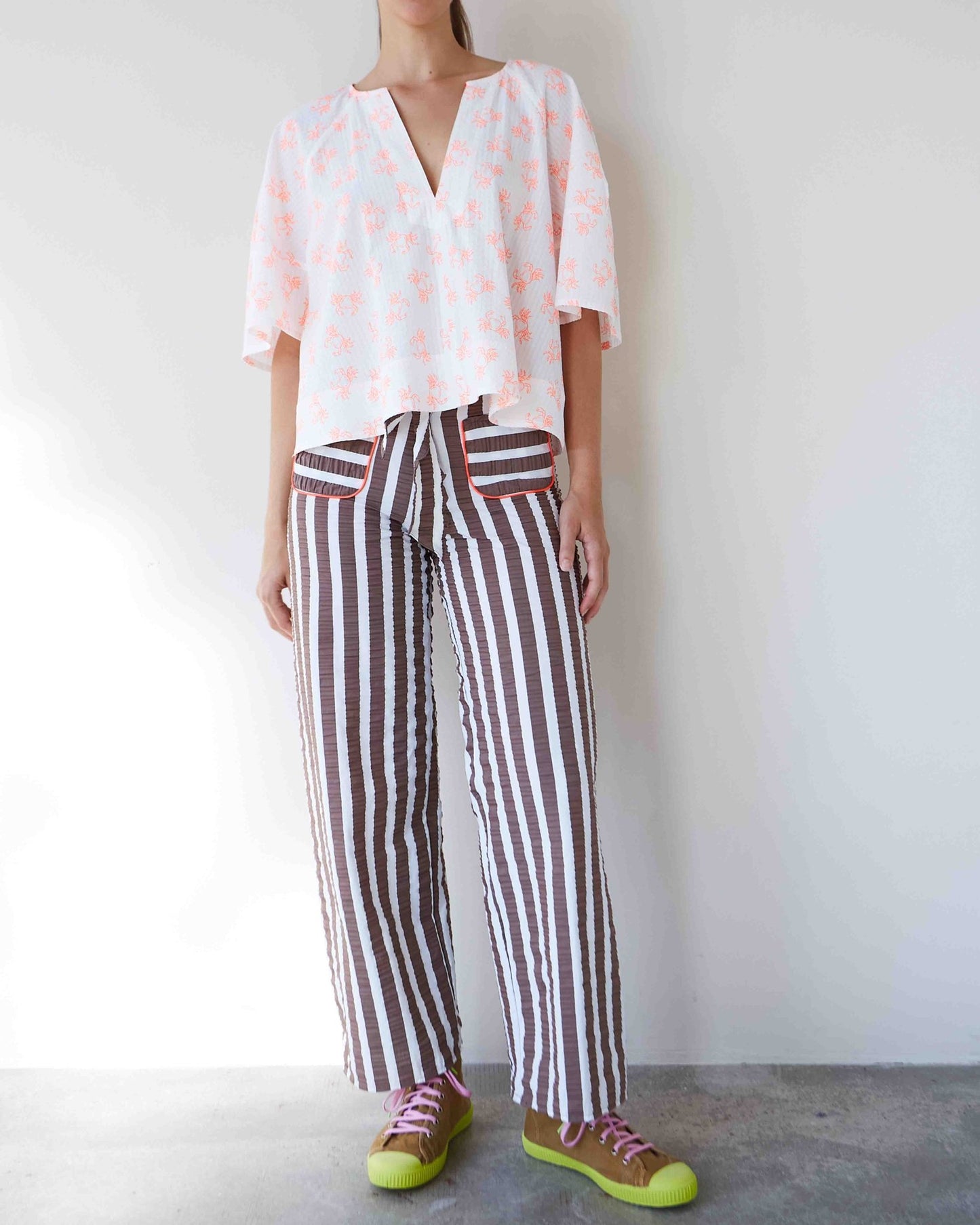 Shirt Women - SOPLO Orange Crab