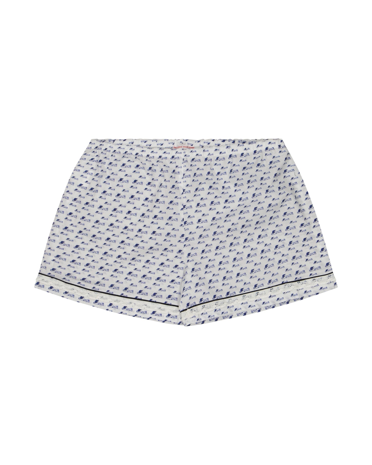 Pajamas Shorts Women - Short Mermaid Print Adorned With Lace