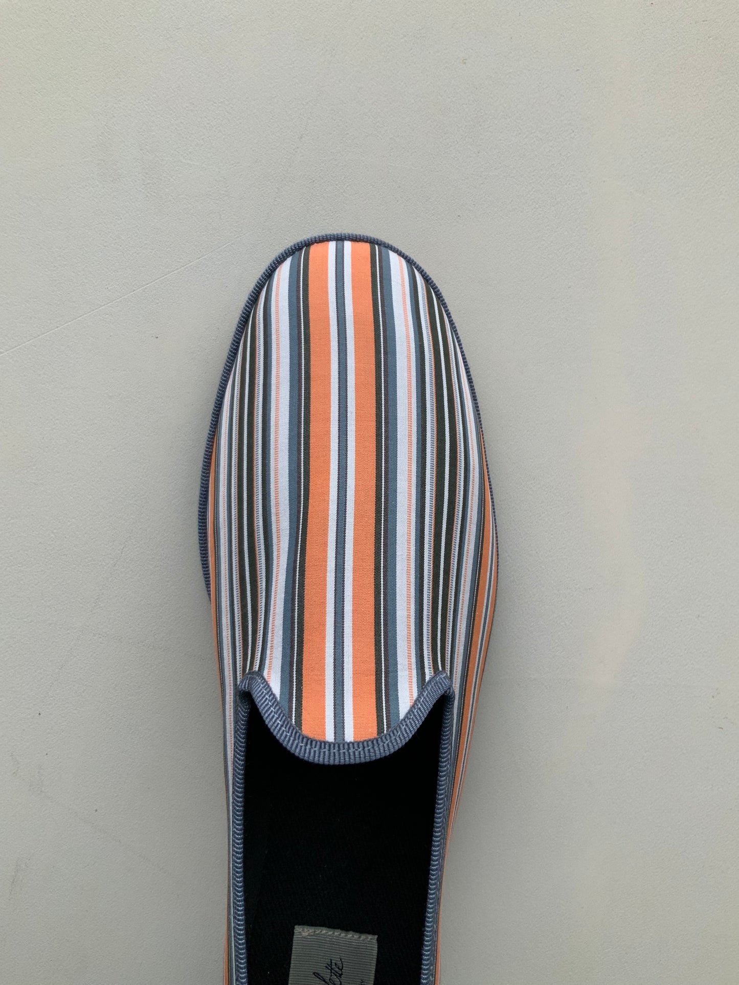 Friulane Men - Striped Orange Grey