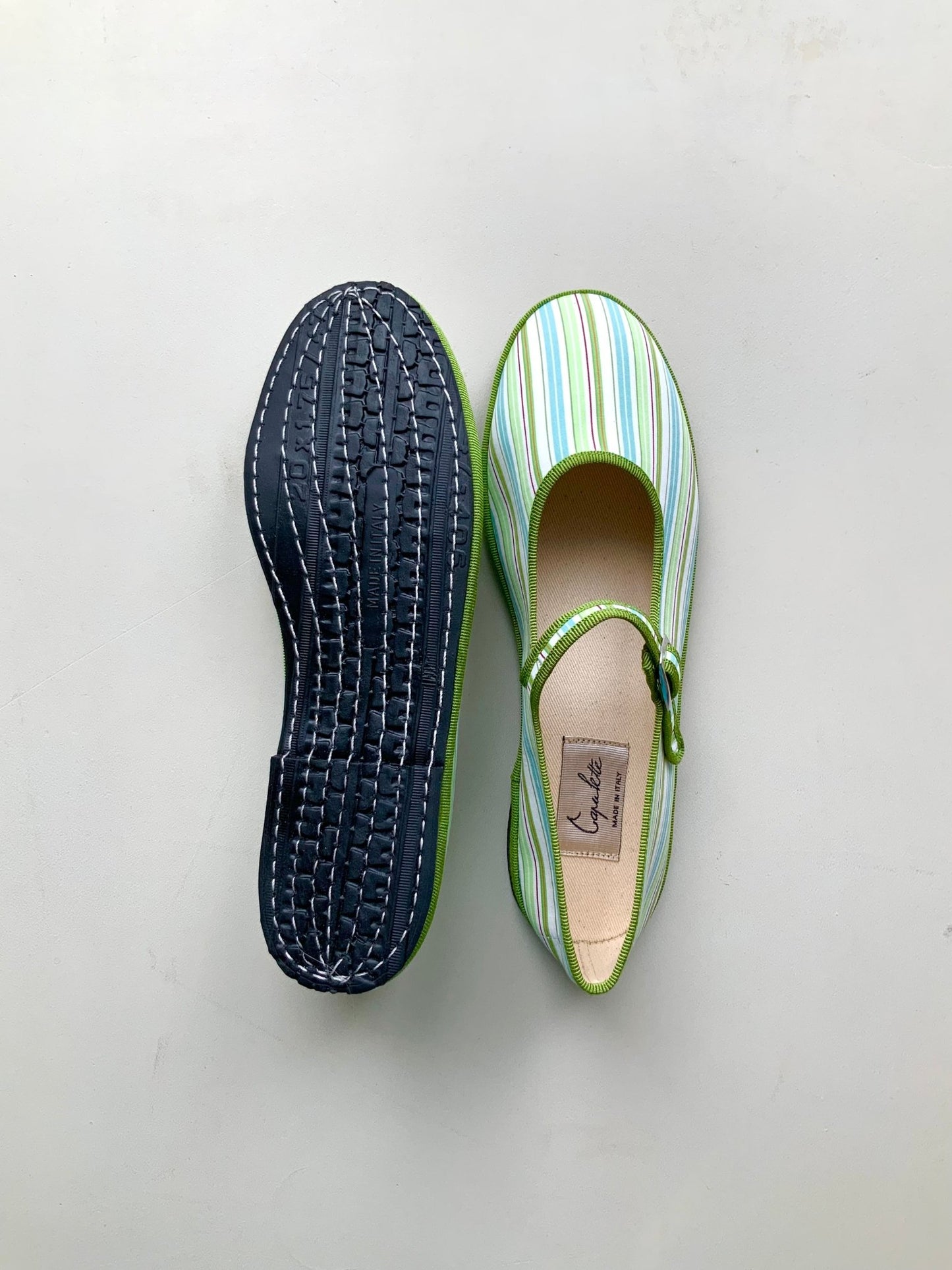 Shoes Women - Friulane - Rigato Verde