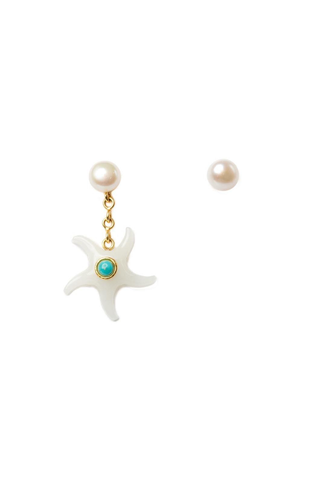 Earrings - Stella Marina Bianco