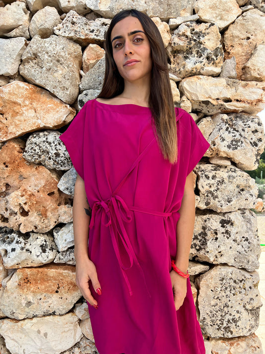 Dress - TANAGRA - Short / Fuschia