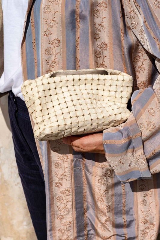 Bag - Perforated Leather Pouch