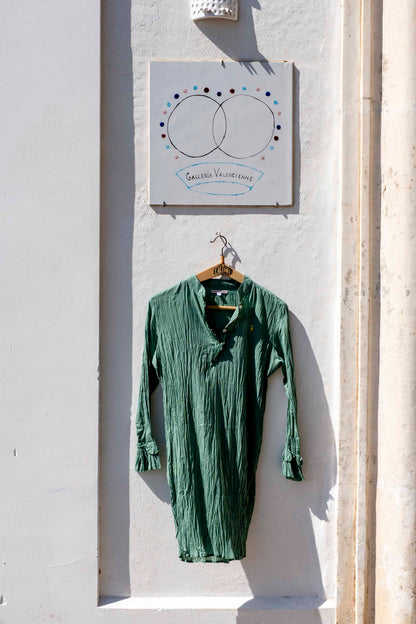 Shirts Women - Cotton Voile Tunic Green