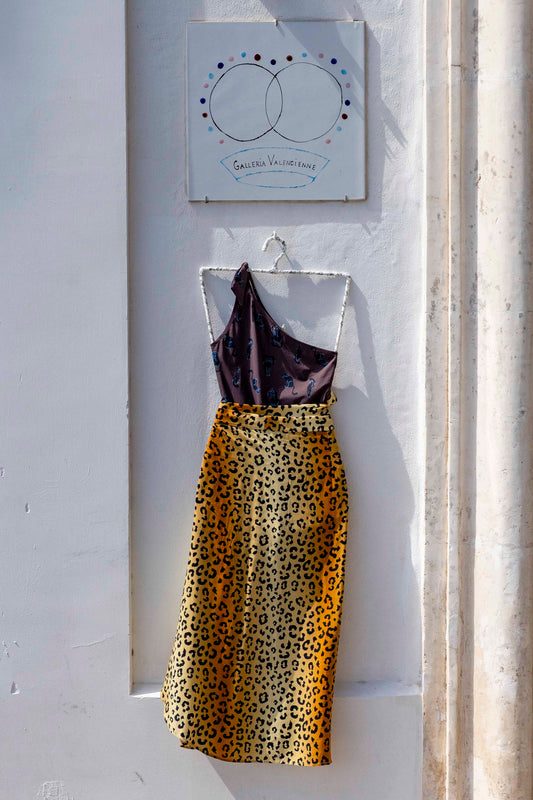 Skirt - Pareo Leonardo Nero  TU