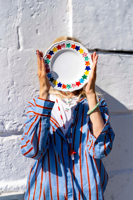 Plate - Timeless Pearly x Popolo Star plate
