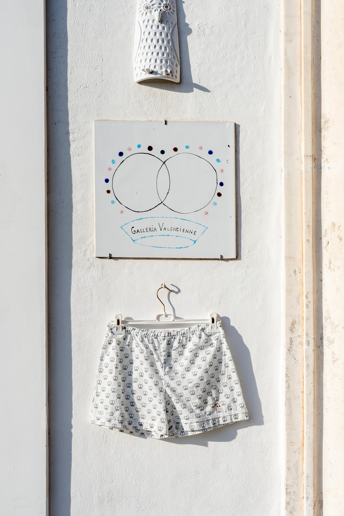 Shorts - Logo imprimé GV avec une cerise rouge brodée
