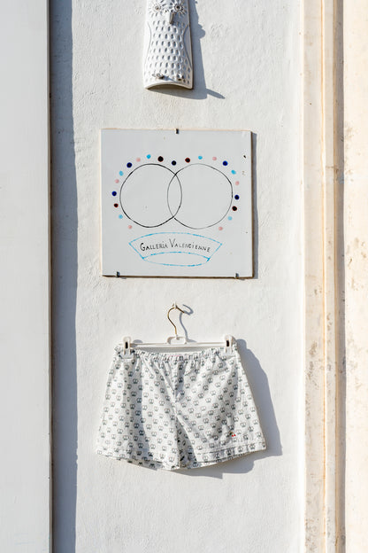 Shorts - Logo imprimé GV avec une cerise rouge brodée