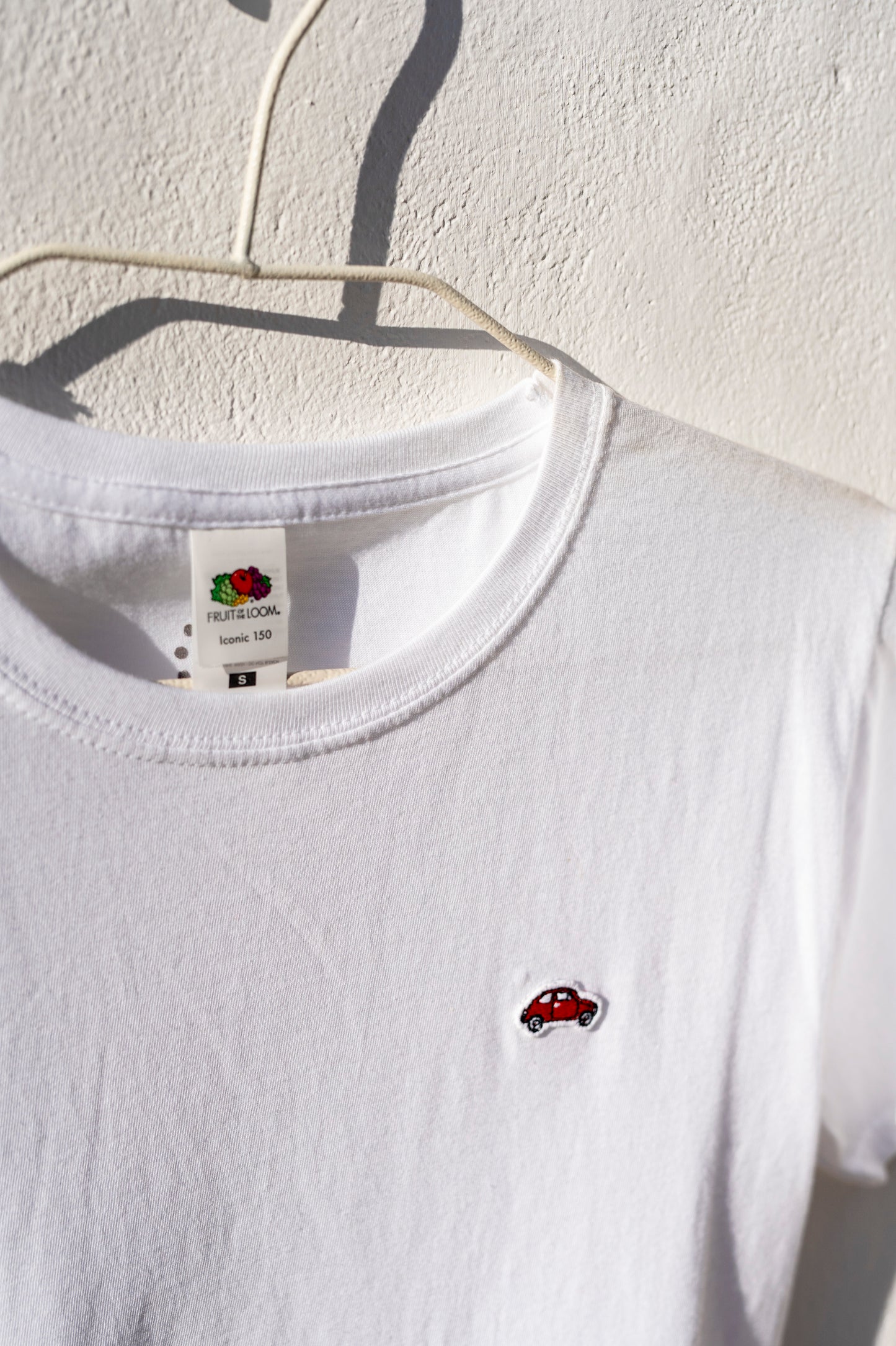T-shirt - Voiture italienne rouge blanche Unisexe