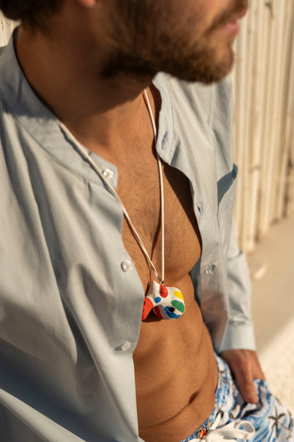 Art - Whistle Cola Cola Ceramic Pendant