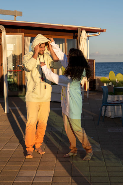 Sweat à capuche - California Verde brodé