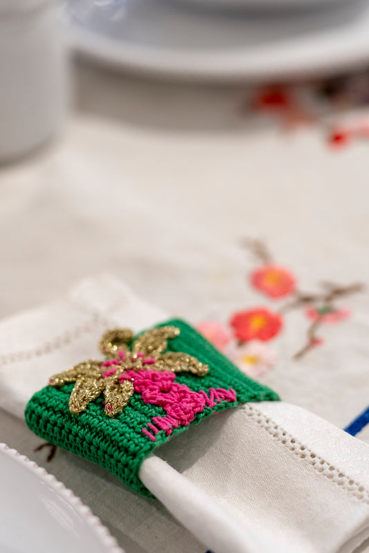 Napkin - Portatovagliolo Yellow Green