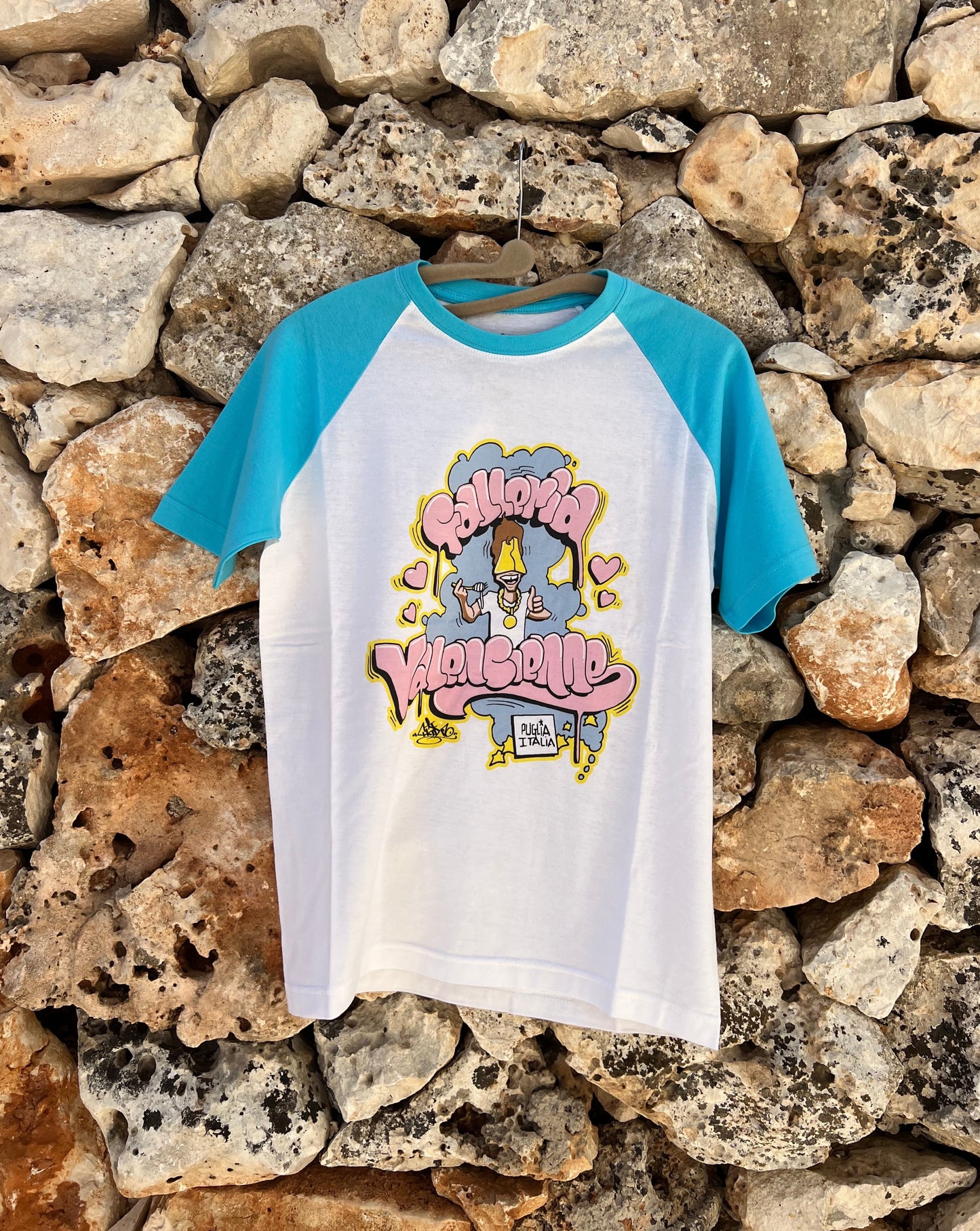 T-shirt -  T-Kid 170 x Galleria Valencienne - Sky Blue