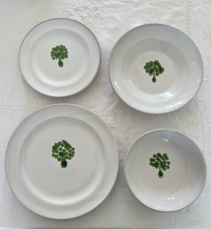GV Collection Tableware -Plates Olive Tree - Made to Order 4-piece settings for 4,6,12 guests
