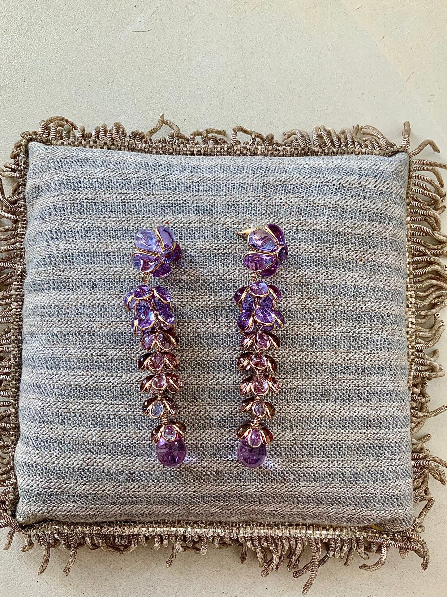 Earrings - Hop purple