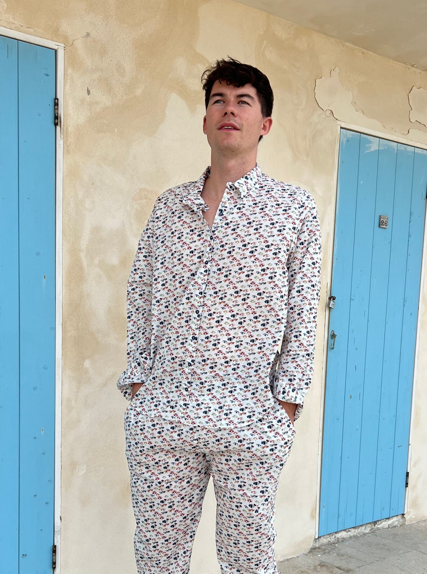 Pajama Men - Shirt - Ombrelloni