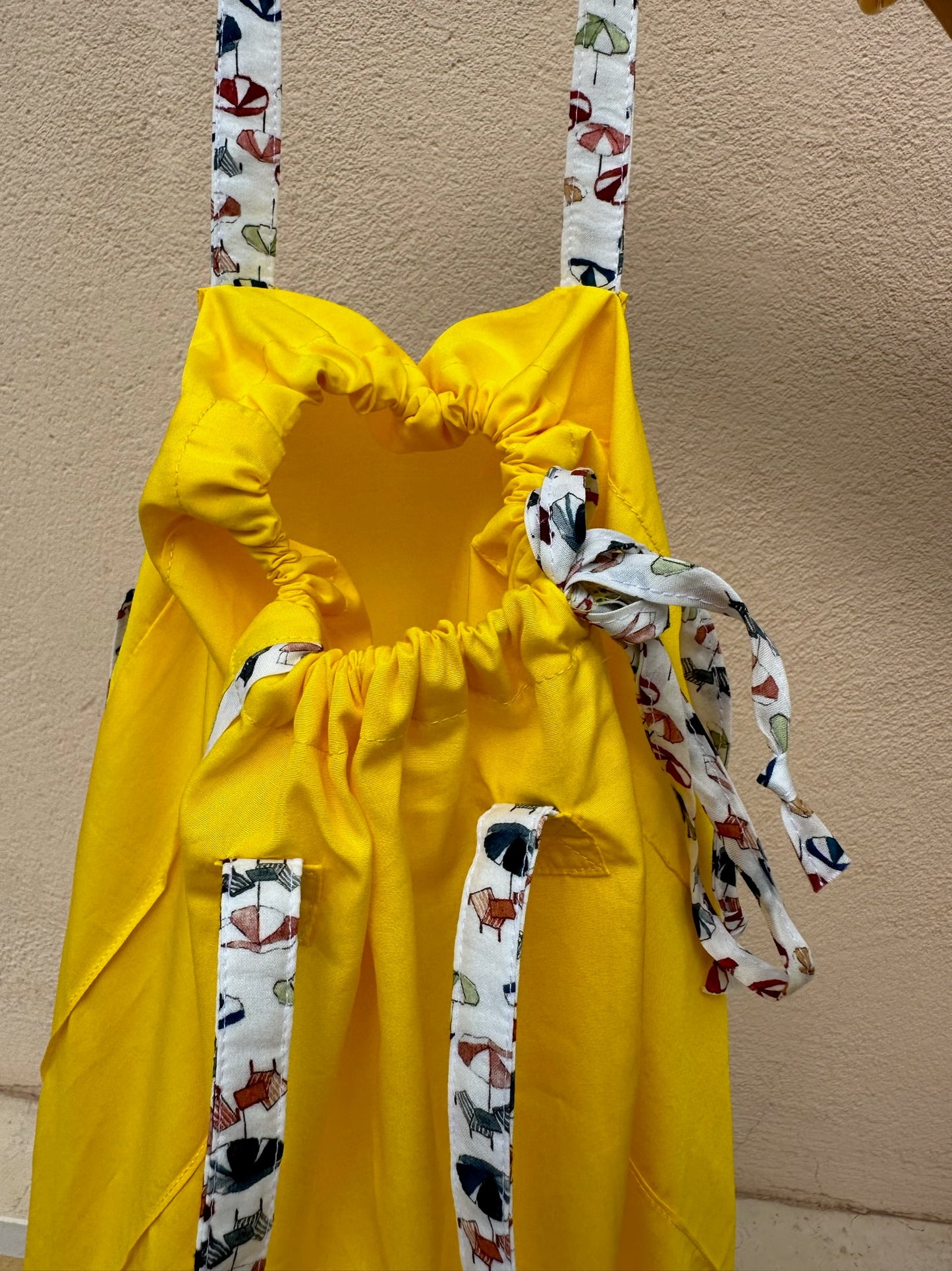 Bag - backpack ombrelloni yellow