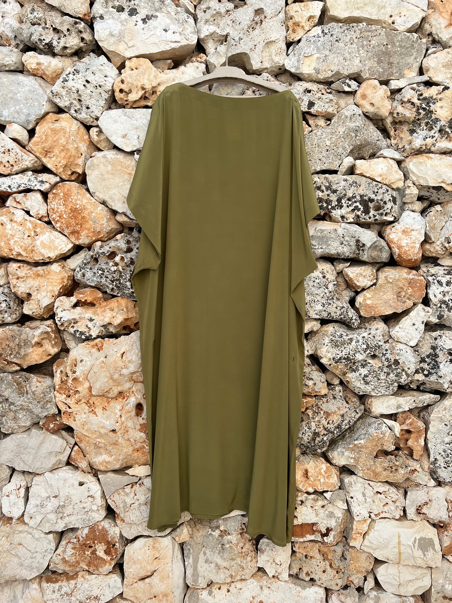 Dress - TANAGRA - Olive - extra long