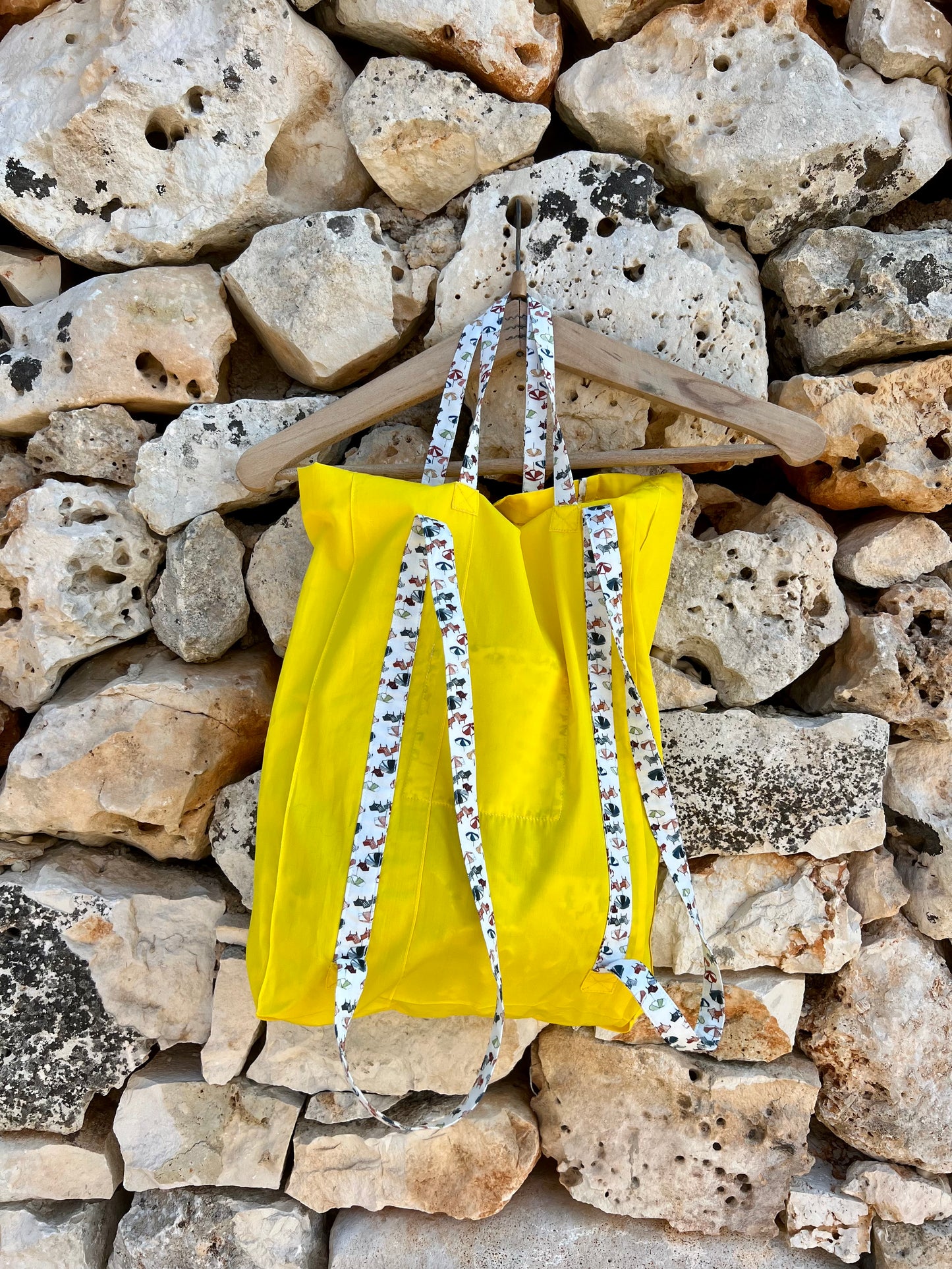 Bag - backpack ombrelloni yellow