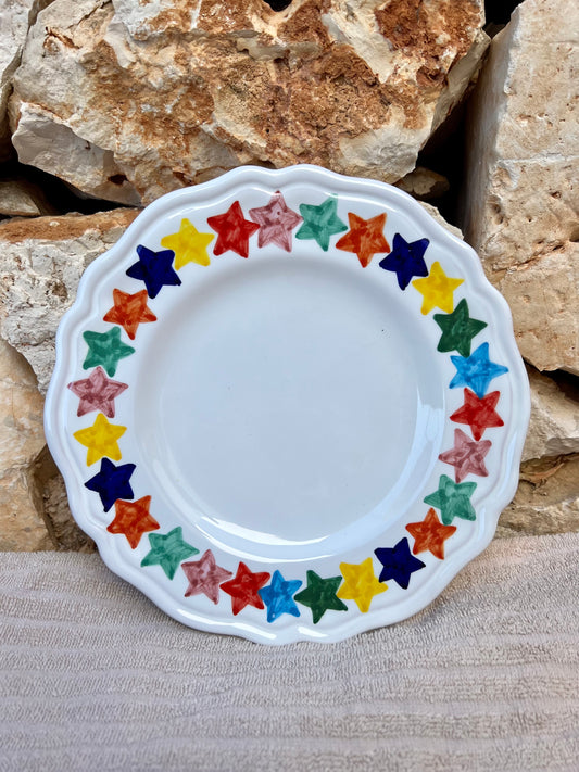 Plate - Timeless Pearly x Popolo Star plate