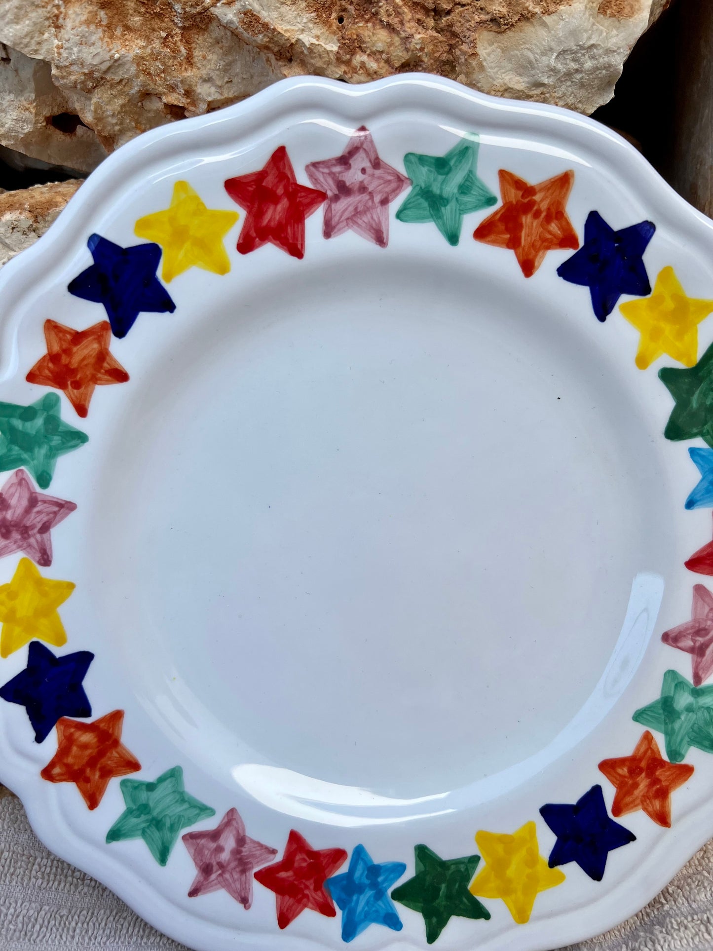 Plate - Timeless Pearly x Popolo Star plate