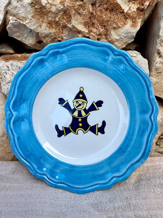 Plate - Timeless Pearly x Popolo Pinocchio blue