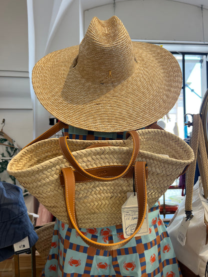 Bag - CORFU Palm Backpack Natural/Tan