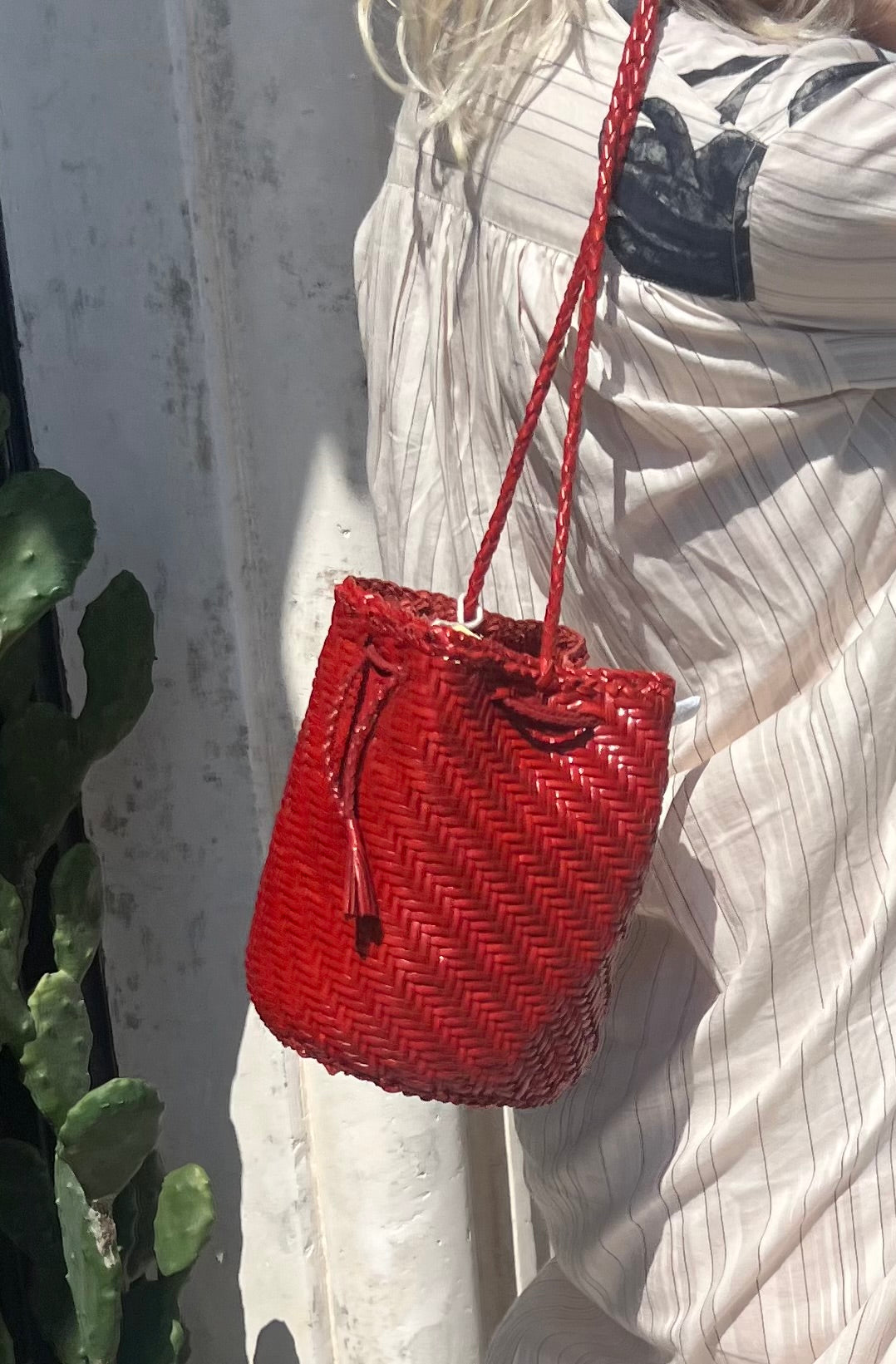 BAG - POMPOM Poppy Red