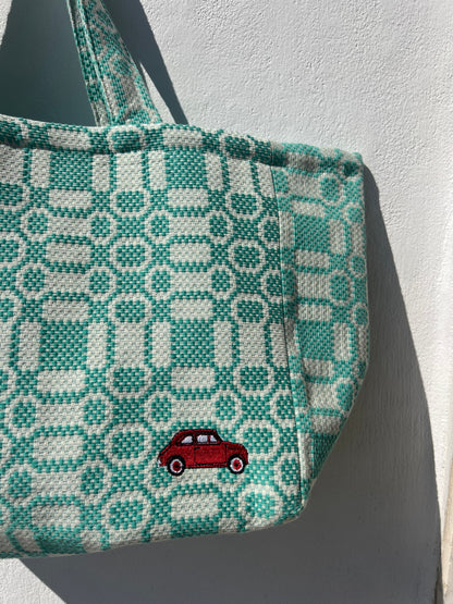 Sac - Grand sac fourre-tout bleu lagon