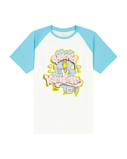 T-shirt - T-Kid 170 x Galleria Valencienne - Celeste