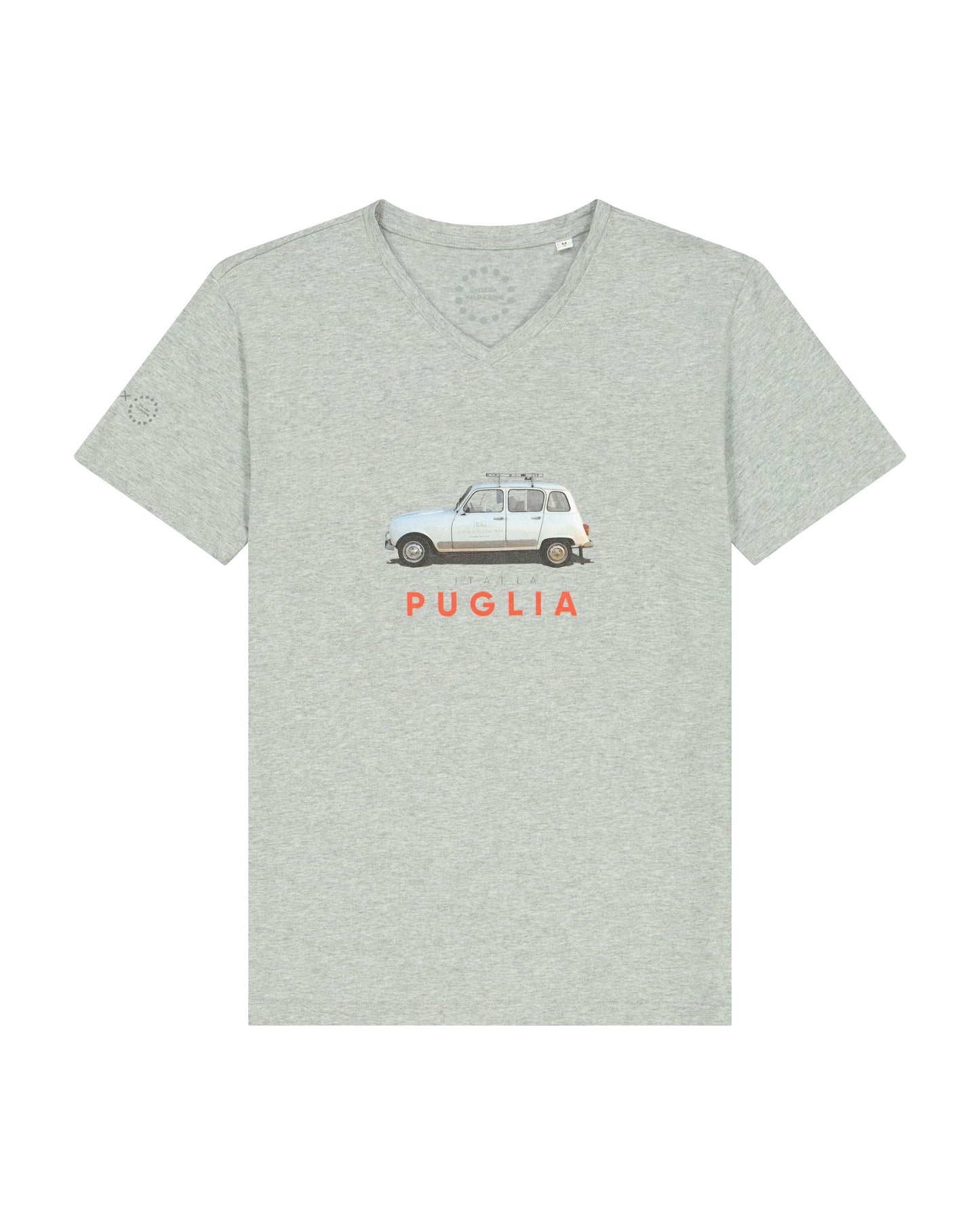 T-shirt - Grey Classic 4 Elle Car (V neck) Unisex