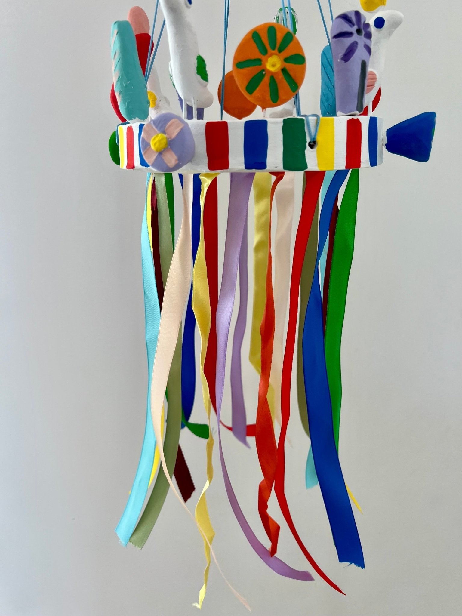 Art - Cola Cola Clay pendant Folk Art