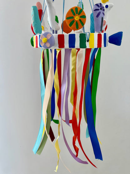 Art - Cola Cola Clay pendant Folk Art